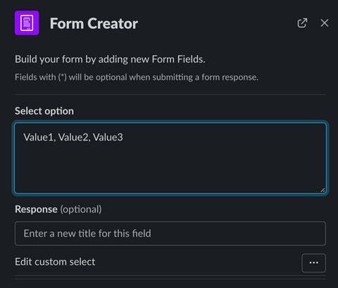 custom drop down form elements